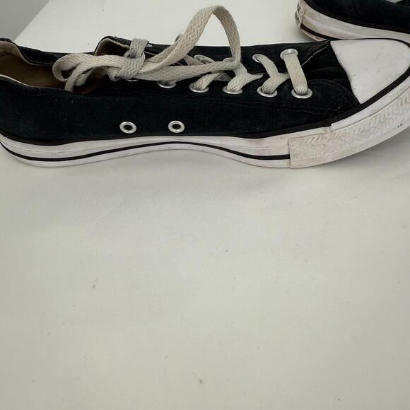 Converse Chuck Taylor All Star Low Black Canvas Shoes Women’s 8 Classic Sneakers - Picture 5 of 11
